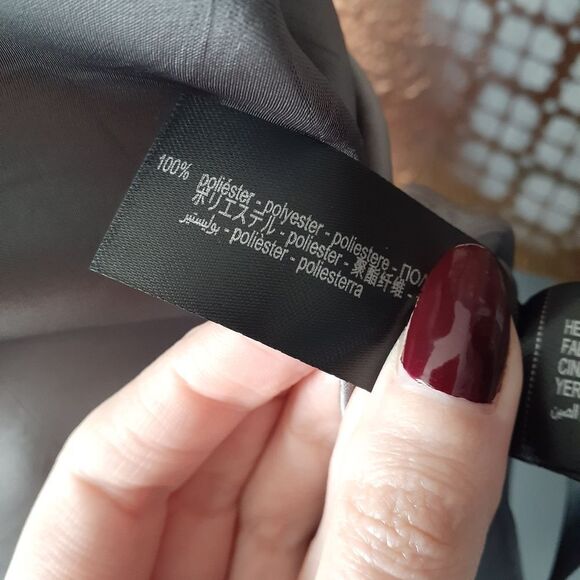 NWT Zara Elegant Gray Maxi Slip Dress - Picture 7 of 15